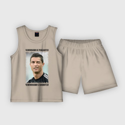 Детская пижама с шортами хлопок Криштиану Роналду