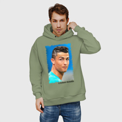 Мужское худи Oversize хлопок Cristiano Ronaldo - фото 2