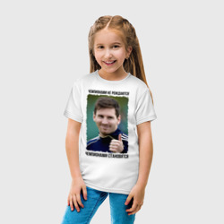 Детская футболка хлопок Лионель Месси - фото 2