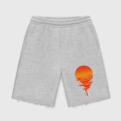 Мужские трикотажные шорты футер хлопок Sunset