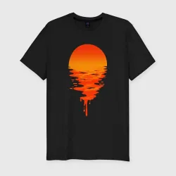 Мужская футболка хлопок Slim Sunset