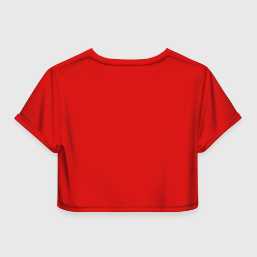 Женская футболка Crop-top 3D Костюм медсестры, цвет 3D печать - фото 2