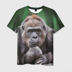 Обезьяна – Мужская футболка 3D с принтом купить со скидкой в -26%