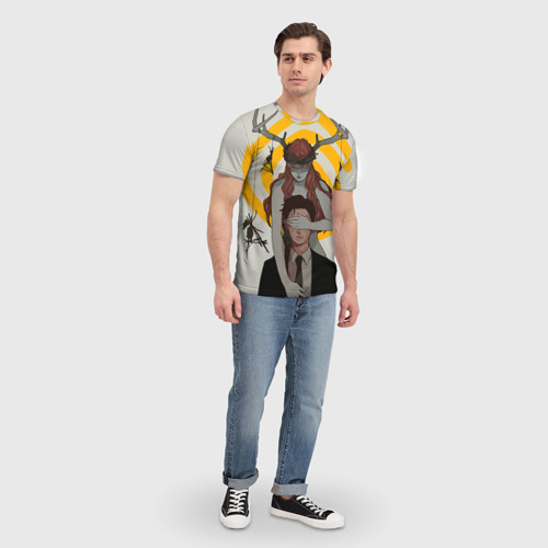 Мужская футболка 3D Настоящий детектив, цвет 3D печать - фото 5