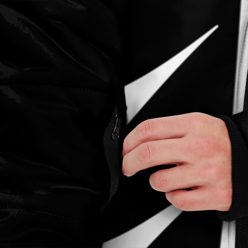 Мужская зимняя куртка 3D Токийский гуль, цвет светло-серый - фото 6