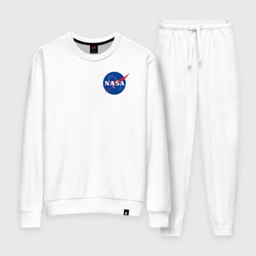 Женский костюм хлопок NASA, цвет белый