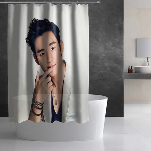 Штора 3D для ванной Ким Су Хён - фото 3