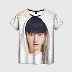 Женская футболка 3D Jeon Jung Kook
