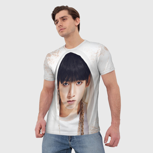 Мужская футболка 3D Jeon Jung Kook, цвет 3D печать - фото 3