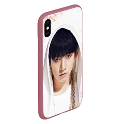 Чехол для iPhone XS Max матовый Jeon Jung Kook - фото 2