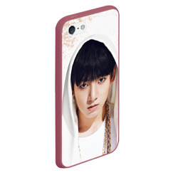 Чехол для iPhone 5/5S матовый Jeon Jung Kook - фото 2