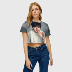 Женская футболка Crop-top 3D Lee Min Ho - фото 2