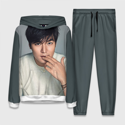 Женский костюм с толстовкой 3D Lee Min Ho, цвет белый