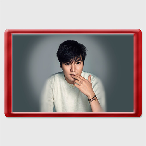 Магнит 45*70 Lee Min Ho, цвет красный