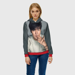 Женская толстовка 3D Lee Min Ho - фото 2