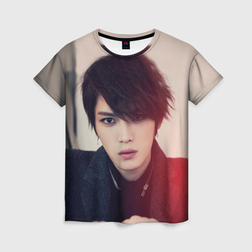 Женская футболка 3D Kim JaeJoong, цвет 3D печать