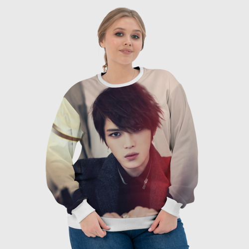 Женский свитшот 3D Kim JaeJoong - фото 6