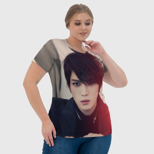 Женская футболка 3D Kim JaeJoong, цвет 3D печать - фото 6