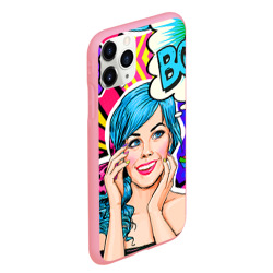 Чехол для iPhone 11 Pro Max матовый Pop art - фото 2