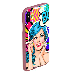 Чехол для iPhone XS Max матовый Pop art - фото 2