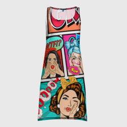 Платье-майка 3D Пинап POP art