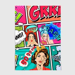 Постер Пинап POP art