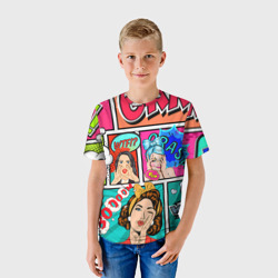 Детская футболка 3D Пинап POP art - фото 2