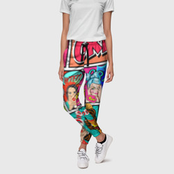 Женские брюки 3D Пинап POP art - фото 2