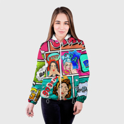 Женская куртка 3D Пинап POP art - фото 2
