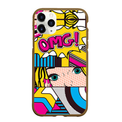 Чехол для iPhone 11 Pro Max матовый POP art