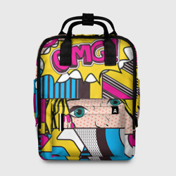 Женский рюкзак 3D POP art
