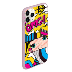 Чехол для iPhone 11 Pro матовый POP art - фото 2