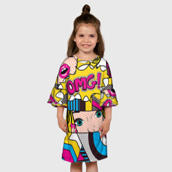 Детское платье 3D POP art - фото 2