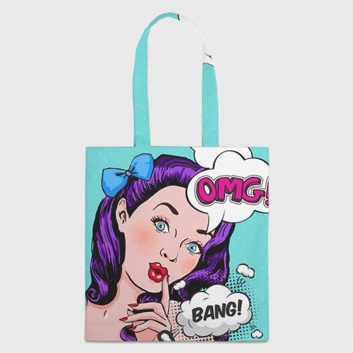 Шоппер 3D Pop-art bang girl