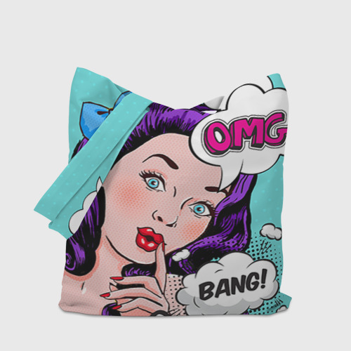 Шоппер 3D Pop-art bang girl - фото 4