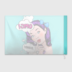 Флаг 3D Pop-art bang girl - фото 2