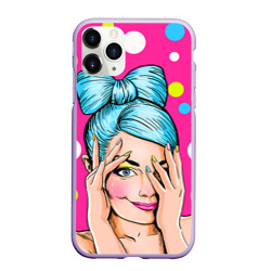 Чехол для iPhone 11 Pro матовый POP art