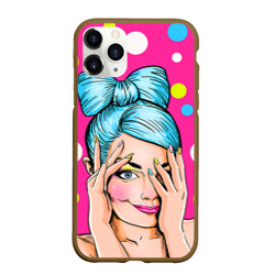 Чехол для iPhone 11 Pro Max матовый POP art