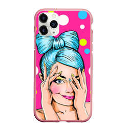 Чехол для iPhone 11 Pro Max матовый POP art