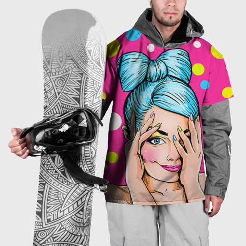 Накидка на куртку 3D POP art, цвет 3D печать