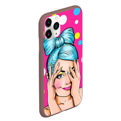 Чехол для iPhone 11 Pro Max матовый POP art - фото 2