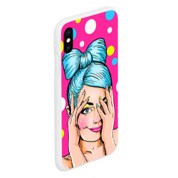 Чехол для iPhone XS Max матовый POP art - фото 2