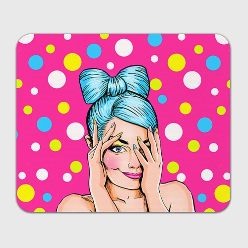 Прямоугольный коврик для мышки POP art