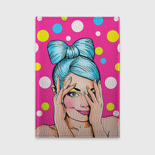 Обложка для автодокументов POP art, цвет черный