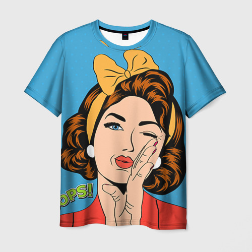 Мужская футболка 3D POP ART Фото 01 Мужская футболка 3D POP ART Фото 01