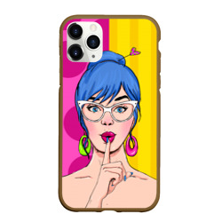 Чехол для iPhone 11 Pro Max матовый POP art