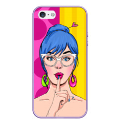 Чехол для iPhone 5/5S матовый POP art