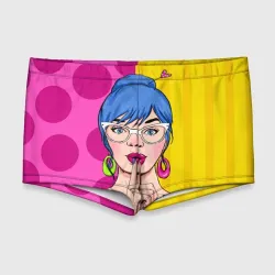 Мужские купальные плавки 3D POP art