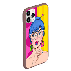 Чехол для iPhone 11 Pro Max матовый POP art - фото 2