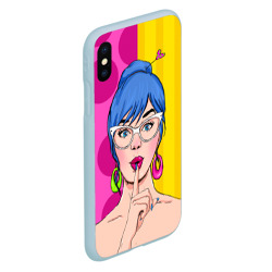 Чехол для iPhone XS Max матовый POP art - фото 2